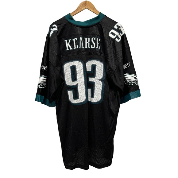Reebok Other - Vintage 2000's‎ Philadelphia Eagles NFL Jersey Reebok 93 Kearse Black Green XL